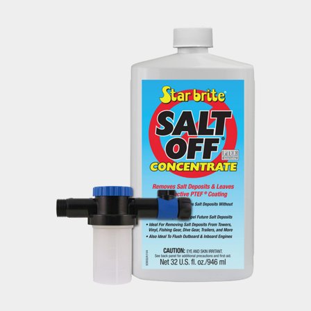 Rimozione depositi di sale Star Brite Salt Off Concentrate Kit, 946 ml + applicatore