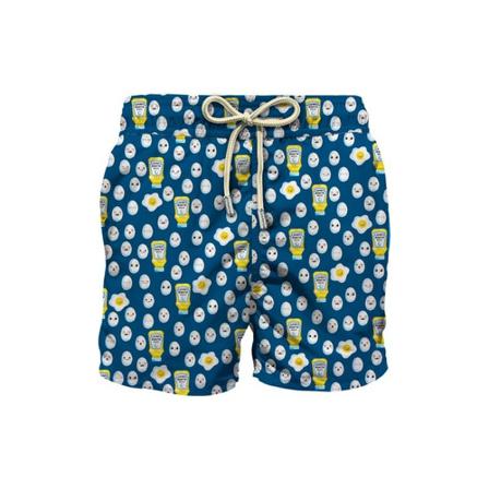 MC2 Saint Barth, Swim Shorts Blauw, Heren, Maat:M