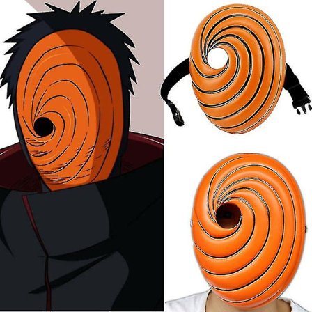 Cosplay Mask Props Uchiha Obito Orange Resin Party Halloween Tobi Mask Gift_x005f_x005f_x005f_x000d_