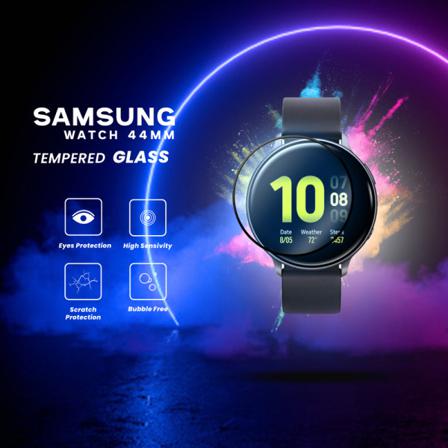 Samsung Watch 44mm - Härdat Glas 9h - Super Kvalitet 3d
