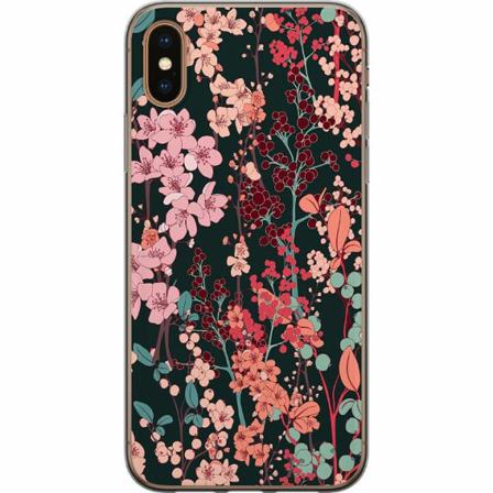 Apple Iphone X Genomskinligt Skal Herbaceous Retro