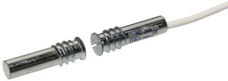 Alarmtech MC 246-6LSZH Magnetkontakt 1 växlingskontakt 6 m kabel, Larm & säkerhet