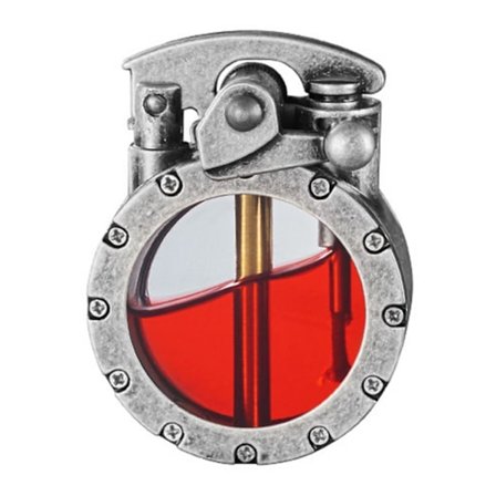 Retro Transparent Lighter Med Vippearm Personlig Genopfyldbar Lighter Gave Til Fødselsdag