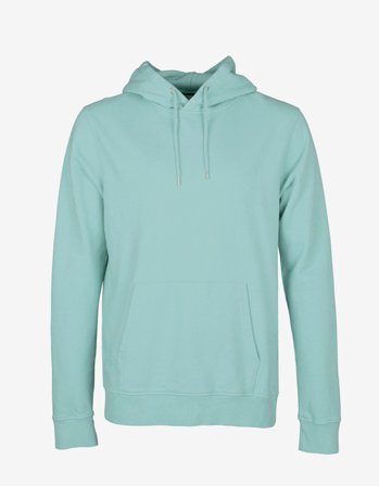 Classic Organic Hood - Teal Blue - M