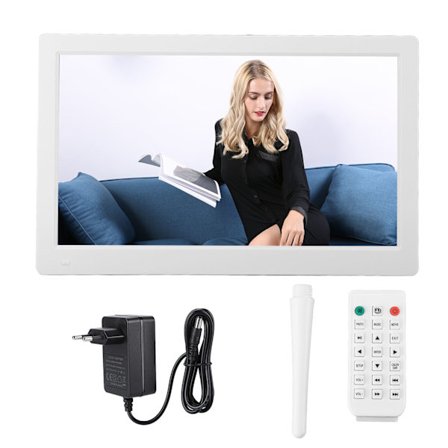 15,6 tums digital fotoram 1080P HD-skärm videouppspelning 32 GB lagring automatisk rotering fjärrkontroll IPS-bildram EU-kontakt