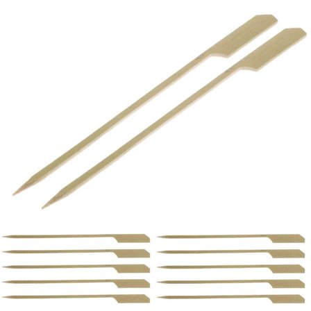 Hedelmävartaat Bambu Juhlavartaat Grillit 15.00X1.00X0.20CM Vaaleanvihreä 100kpl_Edulliset lahjat 15.00X1.00X0.20CM Vaaleanvihreä