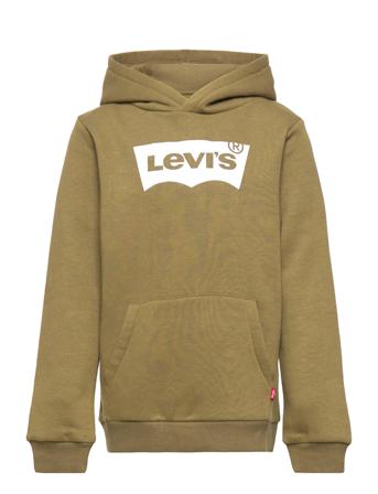 Lvb-Batwing Screenprint Hoodie Hoodie Trøje Grøn Levi's