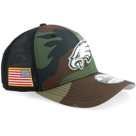 New Era - NFL Camo Trucker Cap - Philadelphia Eagles 9SEVENTY NFL Salute To Service Camo Trucker @ Hatstore