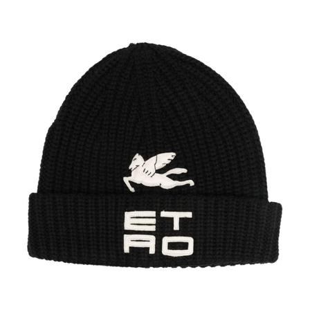 Etro Beanies , Zwart , Heren , Maat: ONE Size Hoeden