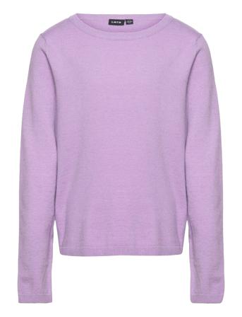 Nlfbulla Ls O-Neck Knit Purple LMTD