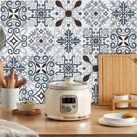 20 ark (15 x 15 cm) Mandala väggstickers - PVC - Vattentät(stil 11)