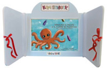 Ippolito il polpo e il mare di plastica. Con Kamishibai. Ediz. italiana e inglese. Con audiolibro Elide Fumagalli