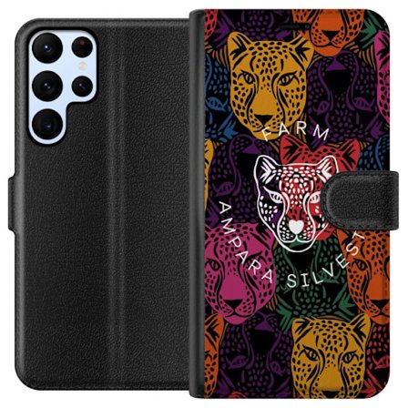 Kompatibelt Lommeboketui til Samsung Galaxy S24 Ultra Gepard