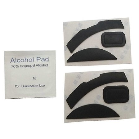 Anti-Slip Gaming Musmatta Ersättningstillbehör för Razer Mamba Elite Trådbunden Mus Tunna Musfötter Glidplattor