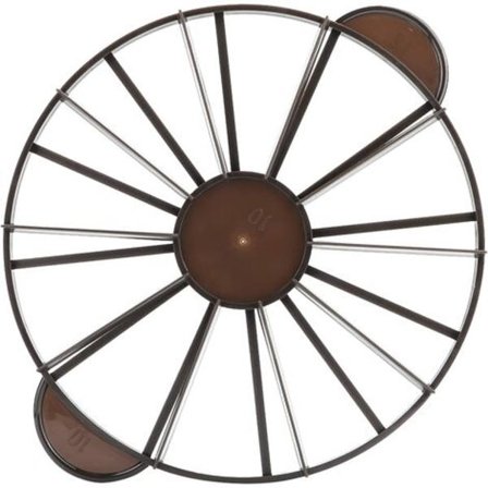 Kakedeler 10/12 Deler Rund Kake Delingsmarkør Brødkake Kutter Like Deler Skjæringsmarkør Bakeverktøy 10.6in