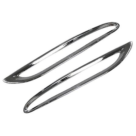 Passform for ny E-klasse W213 E300 Sedan Sport 2017 2018 2019 2020 Krom Bakre Tåkelysdeksel Trim