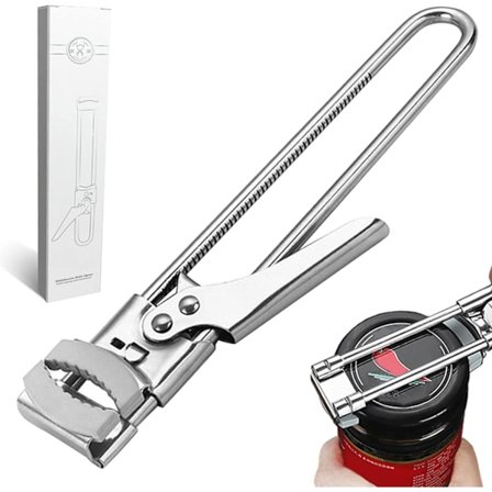 Justerbar og multifunktionel rustfrit stål krukkeåbner Flaske