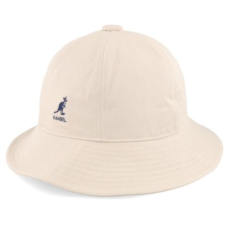 Kangol - Beige bucket Cappello - Washed Casual Khaki Bucket @ Hatstore