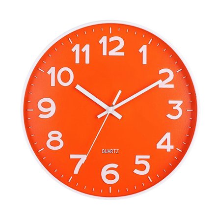 12-tommers vægur højpræcisions batteridrevet letlæseligt lydløst ikke-tikkende kvartsur vægkunstdekoration KAESI