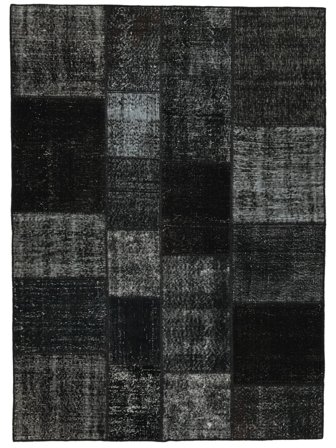 Vintage Patchwork Dywan 170X240 Wełna