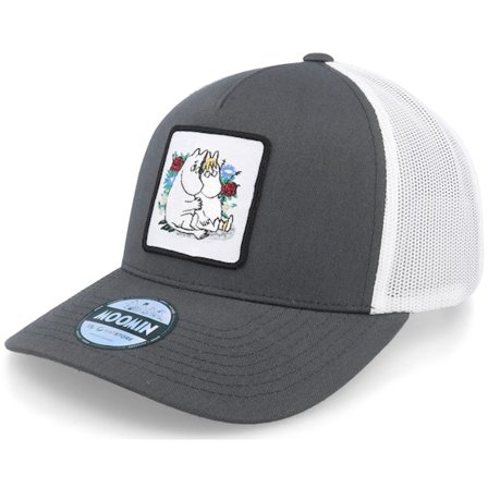 Moomin - Grey - trucker - Cap - Best Friends Charcoal/White Trucker - Hatstore