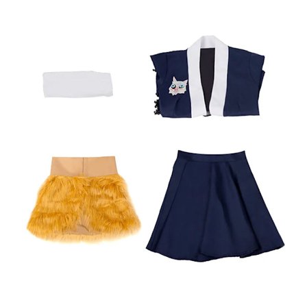 Anime Hashibira Inosuke Cosplay Halloween Kostymer för Kvinnor Kostymer Klänning Spela Kläder Uniform Vestido Kostym Roll