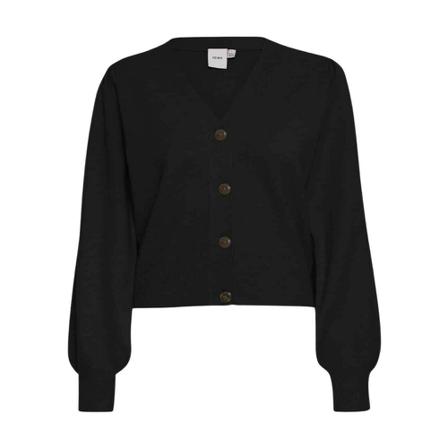 Ichi Alpa Cardigan Sort, Dame Cardigans