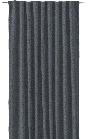 Svanefors Greenwich Gardin2p Gardiner Grå 140x280 cm