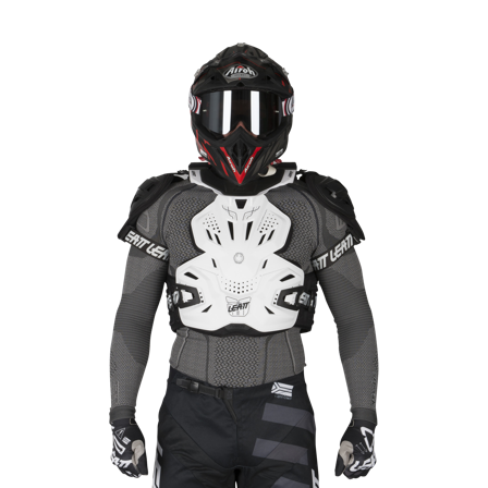 Brustschutz Leatt Fusion Vest 3.0 Weiß S/M