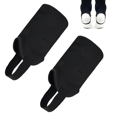 Ankel- og leggbeskyttere for fotball - Svart - Fleksibel og slitesterk