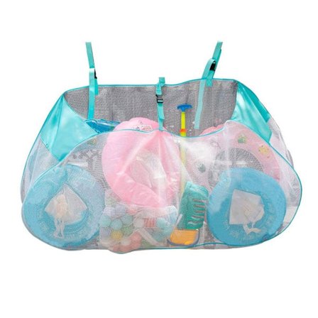 Pool Förvaringsväska Staket Mesh Väska GRÖN