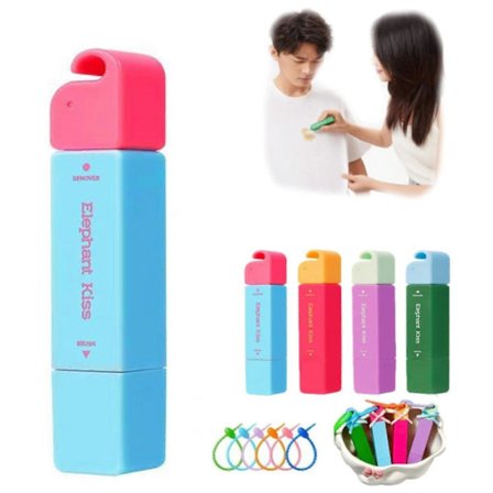 Elephant Kiss Pletfjerner Pen, 3-Sekunders Pletfjerner Pen, Dobbelt Hoved Øjeblikkelig Behandler Sticks til Rengøring på Farten, Tackler Genstridige 