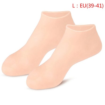 Smertelindrende Silikonverktøy Fuktighetsgivende Spa Gel Sokker Eksfolierer og Forebygger Tørrhet Sprekker Død Hud Fjerner Beskytter