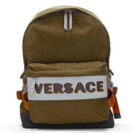 Versace Pre-owned, Pre-owned Nylon backpacks Groen, Dames, Maat:ONE Size