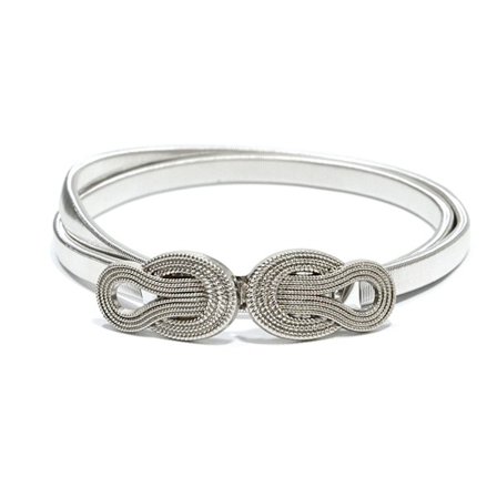 1 sølv midje kjede belte