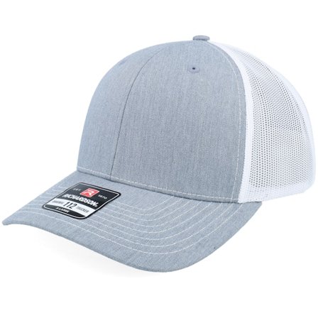 Richardson - Grau trucker Cap - 112XL Split Heather Grey/White X-Large Trucker @ Hatstore