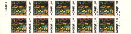 Norge 1986 - AFA 960Cv-960Ch - Frimærkehæfte - Postfrisk