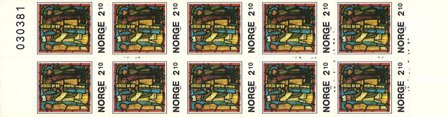 Norge 1986 - AFA 960Cv-960Ch - Frimærkehæfte - Postfrisk