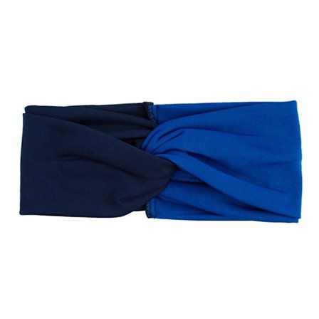 Twist Pannebånd Stretch Hårbånd MARINE BLÅ&BLÅ