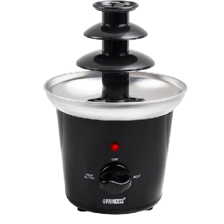 Princess Chokladfontän Rostfri Skål Köksmaskiner Unisex Svart