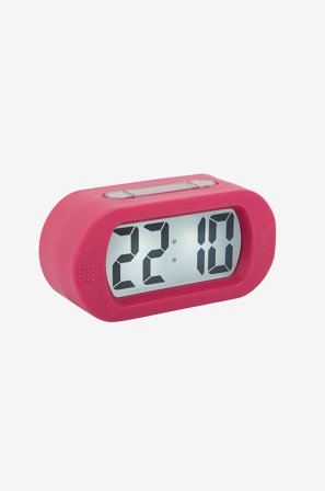 Karlsson - Alarmklokke Gummy - Rosa - Veggklokker & bordklokker - Fra Homeroom