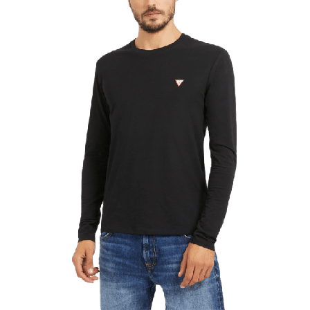 Guess Cn Ls Core T-shirt T-shirts Herr Svart XL
