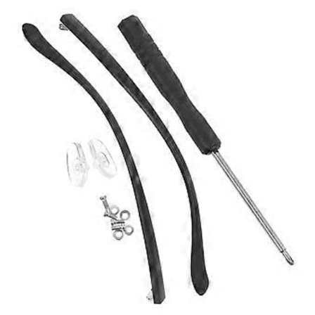 1 Par Universelle Erstatningsbrillearm Stenger Anti-skli Brilleben Deler Briller Repareringssett