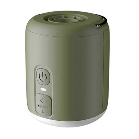 Elektrisk Luftpumpe med LED-lys Trådløs Genopladelig Enhed til Camping Luftmadrasser Puder