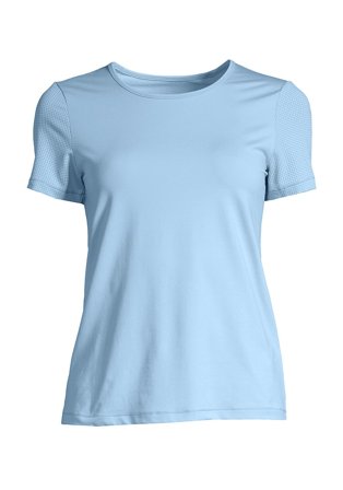 Casall Essential Mesh Detail Tee Sky Blue 36, Tøj & Bolig, Træningstøj, Træningsbluser