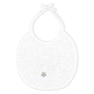Tartine et Chocolat White Branded Bib One Size - Baby feeding - One size - White