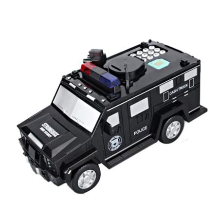 Sedel Bil Auto Rullande Pengar Lösenord Fingeravtryck Piggy