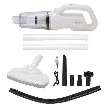 Valkoinen 120W johdoton autonimuri 12000pa kannettava käsi-imuri kotiin ja autoon