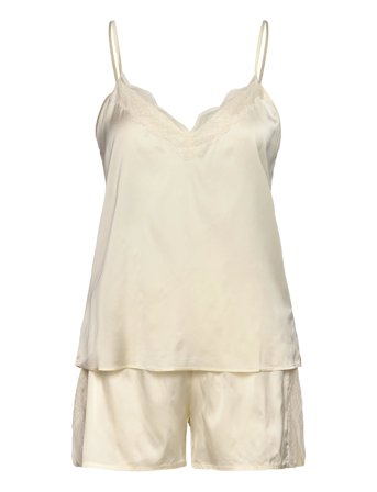 Rosemunde | Rhjasmine Silk Blend Woven Nightset | 40