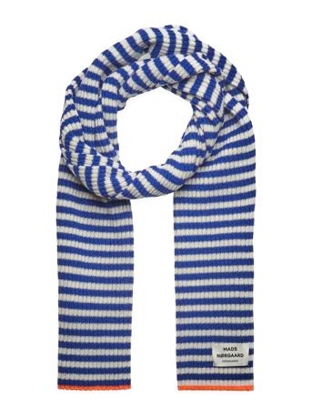 Recycled Iceland Grafenau Scarf Accessories Scarves Winter Scarves Blue Mads Nørgaard